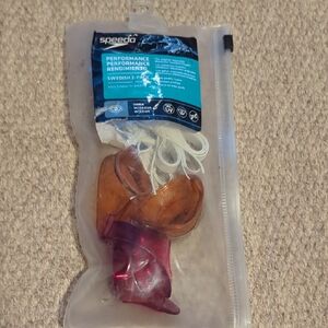 Unisex Speedo Performance Swedish 2-pack Swim Goggles NWT Red/Orange